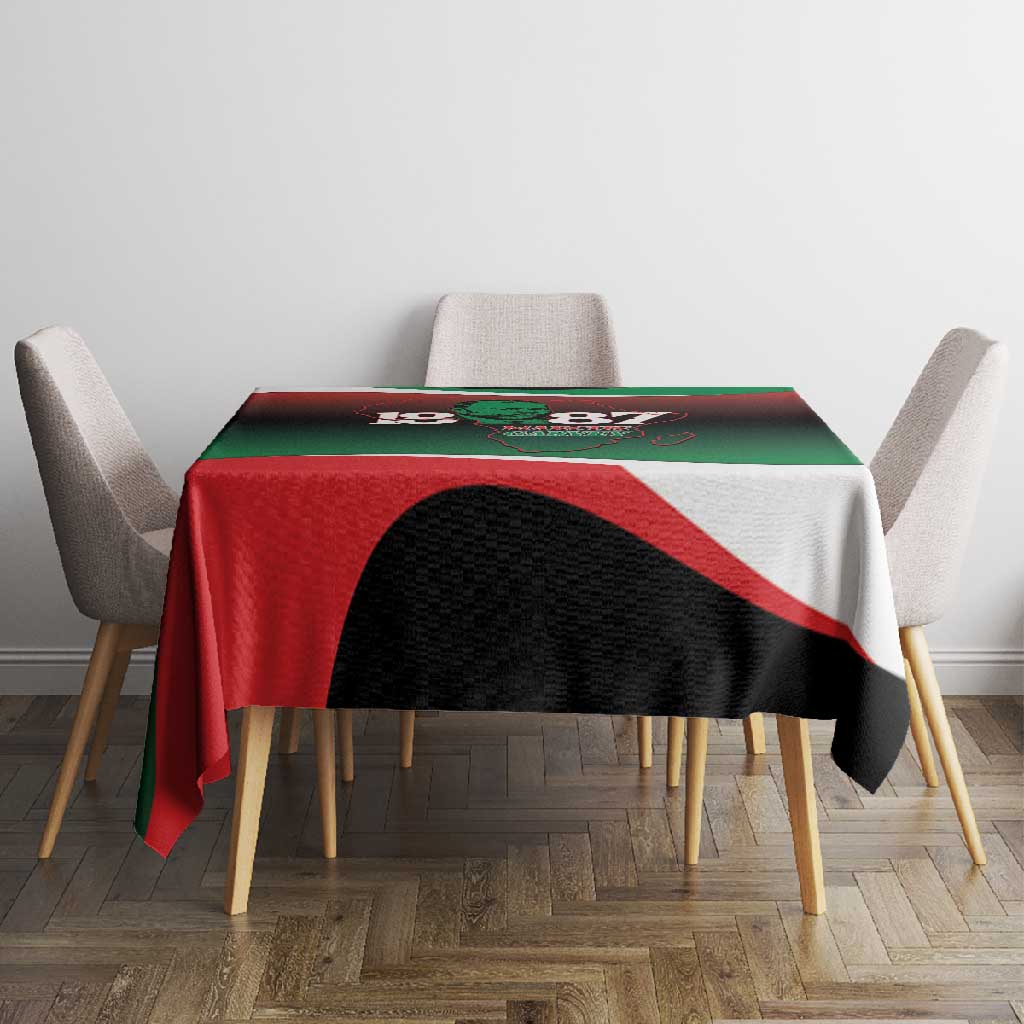 Marcus Garvey 1887 Tablecloth African Map Curves Style - African Pride