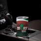 Marcus Garvey 1887 Tumbler Cup African Map Curves Style - African Pride