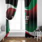 Marcus Garvey 1887 Window Curtain African Map Curves Style - African Pride
