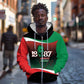 Marcus Garvey 1887 Zip Hoodie African Map Curves Style - African Pride