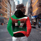 Marcus Garvey 1887 Zip Hoodie African Map Curves Style - African Pride