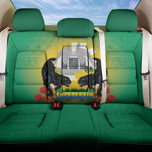 Afro Gabon Independence Day Back Car Seat Cover Memorial Leon Mba Monument - African Pride