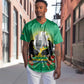 Afro Gabon Independence Day Baseball Jersey Memorial Leon Mba Monument - African Pride