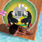 Afro Gabon Independence Day Beach Blanket Memorial Leon Mba Monument - African Pride