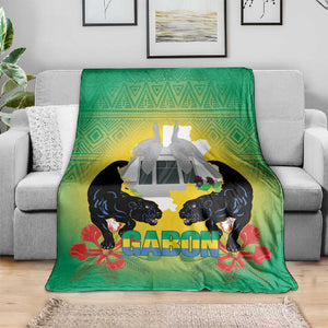 Afro Gabon Independence Day Blanket Memorial Leon Mba Monument - African Pride