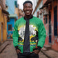 Afro Gabon Independence Day Bomber Jacket Memorial Leon Mba Monument - African Pride