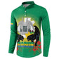 Gabon Independence Day Button Sweatshirt Memorial Leon Mba Monument