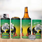 Afro Gabon Independence Day 4 in 1 Can Cooler Tumbler Memorial Leon Mba Monument - African Pride
