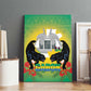Afro Gabon Independence Day Canvas Wall Art Memorial Leon Mba Monument - African Pride
