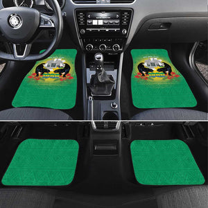 Afro Gabon Independence Day Car Mats Memorial Leon Mba Monument - African Pride