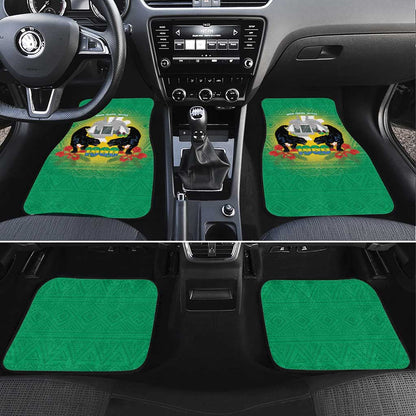 Afro Gabon Independence Day Car Mats Memorial Leon Mba Monument - African Pride