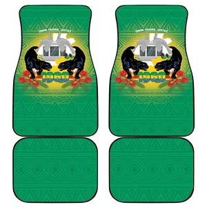 Afro Gabon Independence Day Car Mats Memorial Leon Mba Monument - African Pride