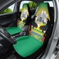 Afro Gabon Independence Day Car Seat Cover Memorial Leon Mba Monument - African Pride