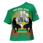 Gabon Independence Day Cross Shoulder Shirt Memorial Leon Mba Monument