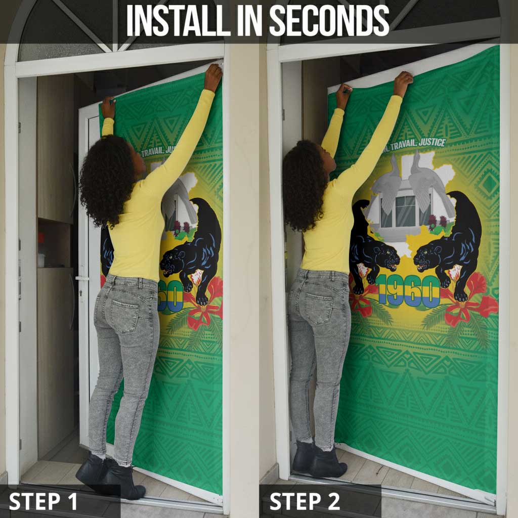 Gabon Independence Day Door Cover Memorial Leon Mba Monument