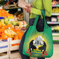 Afro Gabon Independence Day Grocery Bag Memorial Leon Mba Monument - African Pride