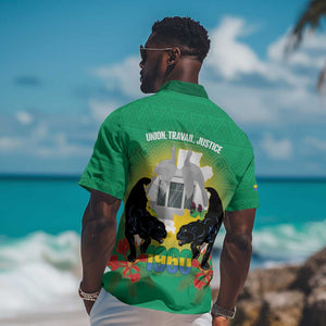 Afro Gabon Independence Day Hawaiian Shirt Memorial Leon Mba Monument - African Pride