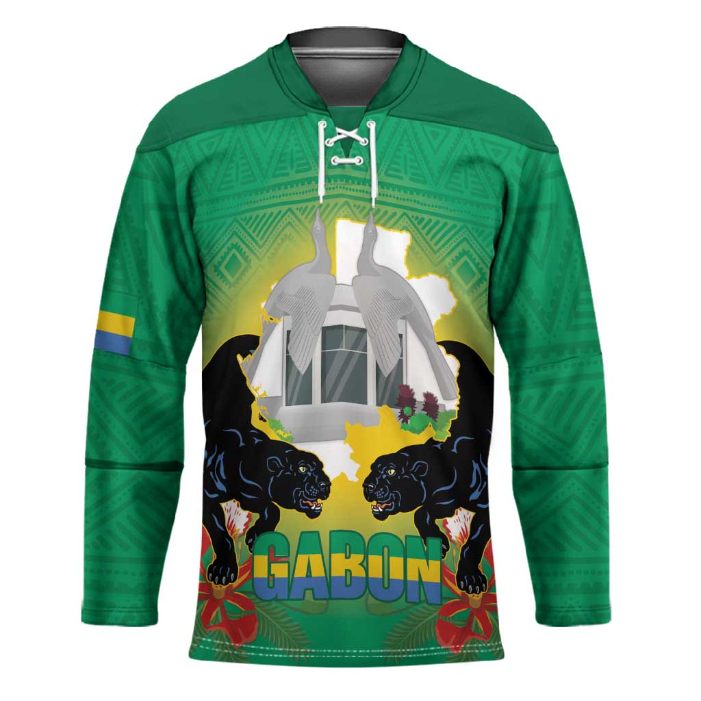 Gabon Independence Day Hockey Jersey Memorial Leon Mba Monument
