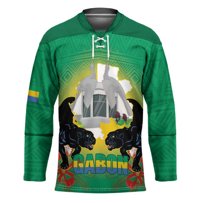 Gabon Independence Day Hockey Jersey Memorial Leon Mba Monument