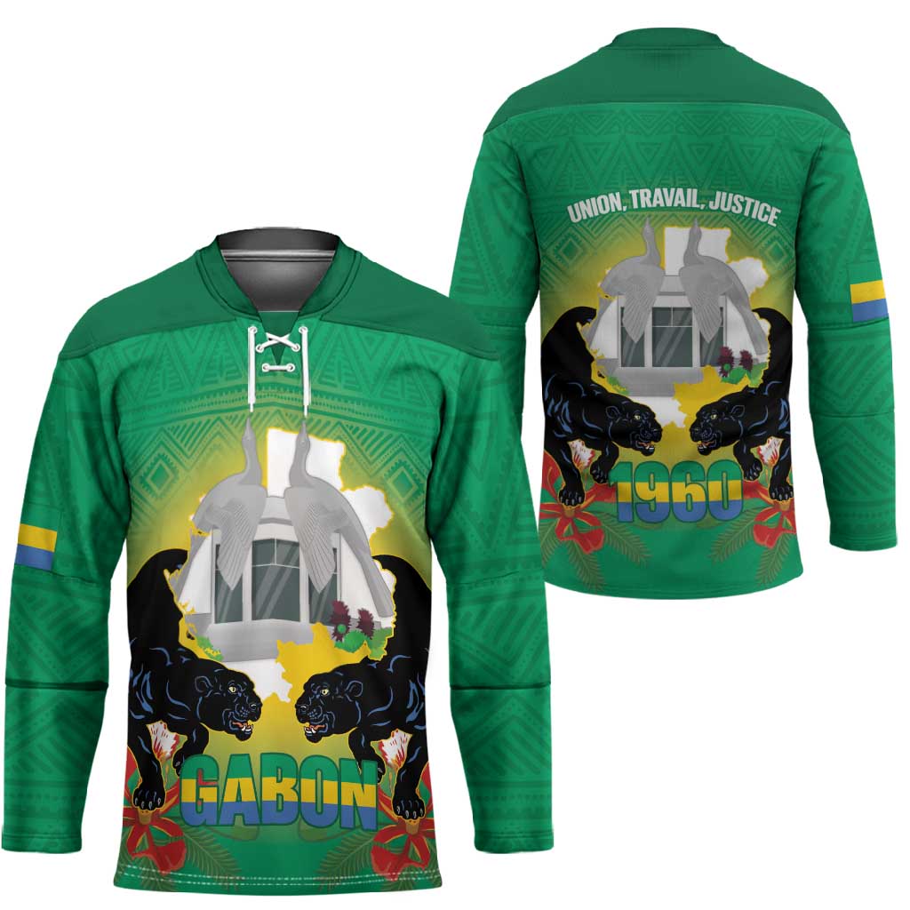 Gabon Independence Day Hockey Jersey Memorial Leon Mba Monument