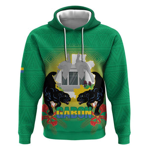 Afro Gabon Independence Day Hoodie Memorial Leon Mba Monument - African Pride