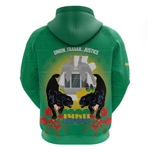 Afro Gabon Independence Day Hoodie Memorial Leon Mba Monument - African Pride