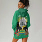 Afro Gabon Independence Day Hoodie Dress Memorial Leon Mba Monument - African Pride