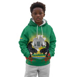 Afro Gabon Independence Day Kid Hoodie Memorial Leon Mba Monument - African Pride