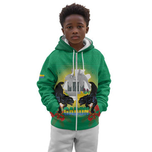 Afro Gabon Independence Day Kid Hoodie Memorial Leon Mba Monument - African Pride