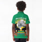 Afro Gabon Independence Day Kid Polo Shirt Memorial Leon Mba Monument - African Pride