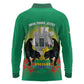 Afro Gabon Independence Day Long Sleeve Polo Shirt Memorial Leon Mba Monument - African Pride