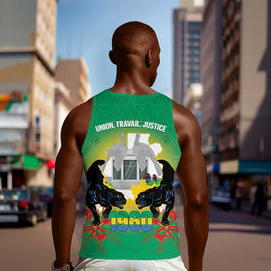 Afro Gabon Independence Day Men Tank Top Memorial Leon Mba Monument - African Pride