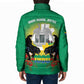 Gabon Independence Day Padded Jacket Memorial Leon Mba Monument