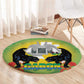 Afro Gabon Independence Day Round Carpet Memorial Leon Mba Monument - African Pride