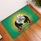 Afro Gabon Independence Day Rubber Doormat Memorial Leon Mba Monument - African Pride