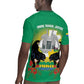 Afro Gabon Independence Day Rugby Jersey Memorial Leon Mba Monument - African Pride