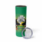 Afro Gabon Independence Day Skinny Tumbler Memorial Leon Mba Monument - African Pride
