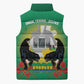 Gabon Independence Day Sleeveless Puffer Jacket Memorial Leon Mba Monument