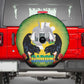 Afro Gabon Independence Day Spare Tire Cover Memorial Leon Mba Monument - African Pride