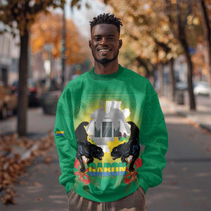 Afro Gabon Independence Day Sweatshirt Memorial Leon Mba Monument - African Pride