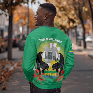 Afro Gabon Independence Day Sweatshirt Memorial Leon Mba Monument - African Pride
