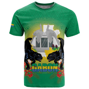 Afro Gabon Independence Day T shirt Memorial Leon Mba Monument - African Pride