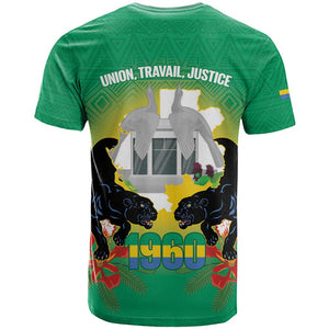 Afro Gabon Independence Day T shirt Memorial Leon Mba Monument - African Pride