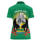 Afro Gabon Independence Day Women Polo Shirt Memorial Leon Mba Monument - African Pride