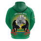 Afro Gabon Independence Day Zip Hoodie Memorial Leon Mba Monument - African Pride