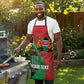 Custom Kenya Cricket Apron Come On Simbas Kente Pattern