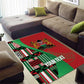 Custom Kenya Cricket Area Rug Simbas African Kente - African Pride