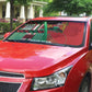 Custom Kenya Cricket Auto Sun Shade Come On Simbas Kente Pattern