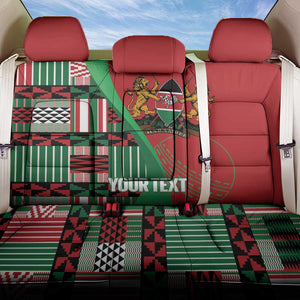 Custom Kenya Cricket Back Car Seat Cover Simbas African Kente - African Pride