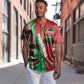 Custom Kenya Cricket Baseball Jersey Simbas African Kente - African Pride